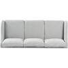 image:imageSAFAVIEH Couture Furniture Collection Edalynn Modern Cream 3Seater SofaLight Grey