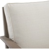 image:imageSAFAVIEH Couture Outdoor  Martinique 3Seat Sofa  Natural amp Dark Brown  Solid Wood  Slatted Coastal Design  Ideal for Patio Deck Porch Backyard 183 Seat Height CPT1013GLight GreyBeige
