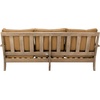 image:imageSAFAVIEH Couture Outdoor  Martinique 3Seat Sofa  Natural amp Dark Brown  Solid Wood  Slatted Coastal Design  Ideal for Patio Deck Porch Backyard 183 Seat Height CPT1013GNaturalBrown