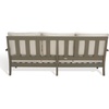 image:imageSAFAVIEH Couture Outdoor  Martinique 3Seat Sofa  Natural amp Dark Brown  Solid Wood  Slatted Coastal Design  Ideal for Patio Deck Porch Backyard 183 Seat Height CPT1013GLight GreyBeige