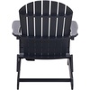 image:imageSAFAVIEH Outdoor  Eden Adirondack Chair  White Solid Wood  Weather Resistant  Ideal for Patio Deck Porch Backyard 175 Seat Height PAT6000EMidnight Blue