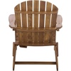 image:imageSAFAVIEH Outdoor  Eden Adirondack Chair  White Solid Wood  Weather Resistant  Ideal for Patio Deck Porch Backyard 175 Seat Height PAT6000ETeak