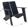 image:imageSAFAVIEH Outdoor  Maya Adirondack Chair  Oak Solid Wood  Weather Resistant  Ideal for Patio Deck Backyard 3307 W x 3217 D x 2913 H PAT6800BMidnight Blue