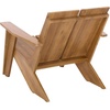 image:imageSAFAVIEH Outdoor  Maya Adirondack Chair  Oak Solid Wood  Weather Resistant  Ideal for Patio Deck Backyard 3307 W x 3217 D x 2913 H PAT6800BOak