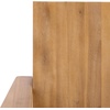 image:imageSAFAVIEH Outdoor  Maya Adirondack Chair  Oak Solid Wood  Weather Resistant  Ideal for Patio Deck Backyard 3307 W x 3217 D x 2913 H PAT6800BOak