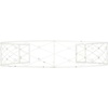 image:imageSAFAVIEH Outdoor  Mizell Iron Moon Gateway Garden Arbor  Antique White Iron Metal  Architectural Circular Gateway Design  Ideal for Garden Yard Patio Entryway 80W x 17D x 834H PAT5036AAntique White