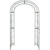 image:imageSAFAVIEH Outdoor  Pagan Victorian Garden Arch  Black Iron Trellis Arbor  Decorative Climbing Plant Support for Garden Lawn amp Walkway 48 W x 185 D x 84 H PAT5007EAntique Dark Green