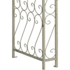 image:imageSAFAVIEH Outdoor  Pagan Victorian Garden Arch  Black Iron Trellis Arbor  Decorative Climbing Plant Support for Garden Lawn amp Walkway 48 W x 185 D x 84 H PAT5007EAntique White