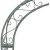 image:imageSAFAVIEH Outdoor  Pagan Victorian Garden Arch  Black Iron Trellis Arbor  Decorative Climbing Plant Support for Garden Lawn amp Walkway 48 W x 185 D x 84 H PAT5007EAntique Dark Green