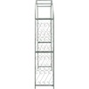 image:imageSAFAVIEH Outdoor  Pagan Victorian Garden Arch  Black Iron Trellis Arbor  Decorative Climbing Plant Support for Garden Lawn amp Walkway 48 W x 185 D x 84 H PAT5007EAntique Dark Green
