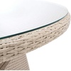 image:imageSAFAVIEH Outdoor Collection Challe NaturalWhite Dining Set PAT7702D3BXBeige  White