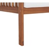 image:imageSAFAVIEH Outdoor Collection Finnick Grey Acacia WoodBeige Cushion Bench Fully AssembledNaturalBeige