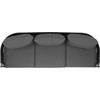 image:imageSAFAVIEH Outdoor Collection Viola Black amp Grey Curved Back 3Seater SofaBlackGrey
