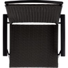 image:imageSAFAVIEH Outdoor Patio Furniture Collection  Dory Rattan Weave Folding Chair PAT6902BlackGrey