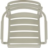 image:imageSAFAVIEH Outdoor Patio Furniture Collection  Sarah White Stacking Dining Armchair Set of 2 Fully Assembled Outdoor Chairs Modern Slatted Design WeatherResistant Patio Seating PAT4703CSET2Green