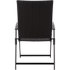 image:imageSAFAVIEH Outdoor Patio Furniture Collection  Simon Textilene Folding Chair PAT6901BlackBlack