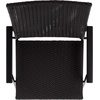 image:imageSAFAVIEH Outdoor Patio Furniture Collection  Simon Textilene Folding Chair PAT6901BlackBlack