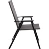 image:imageSAFAVIEH Outdoor Patio Furniture Collection  Simon Textilene Folding Chair PAT6901BlackGrey