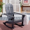 image:imageSafavieh Outdoor Brizio Classic White Adirondack Rocking ChairBlack