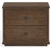 image:imageSAFAVIEH Couture  Octavian Rope Detail Nightstand  Brown Oak  2Drawer Storage  Fully Assembled Solid Wood  Ideal for Bedroom Guest Room 30 W x 18 D x 26 H SFV2233ADark Walnut