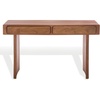 image:imageSAFAVIEH Couture Collection  Finley Brown Solid Wood Console Table with 2 Drawers Modern Home Office Desk SFV5793ABrown