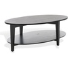 image:imageSAFAVIEH Couture Collection Leonardi Black Oval Coffee TableBlack