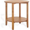 image:imageSAFAVIEH Couture Collection Leonardi Natural Brown Round Top Accent TableNatural
