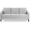 image:imageSAFAVIEH Couture Furniture Collection Edalynn Modern Cream 3Seater SofaLight Grey