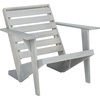 image:imageSAFAVIEH Outdoor Collection Lanty Ash Grey Acacia Solid Wood Adirondack ChairAsh Grey