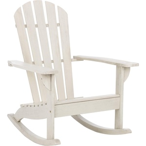 image:imageSafavieh Outdoor Brizio Classic White Adirondack Rocking ChairWhite