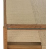 image:imageSAFAVIEH Couture  Gerard Square Coffee Table  Natural Solid Wood amp Clear Glass Top  Ideal for Living Room Family Room 47 W x 47 D x 15 H SFV5784ANaturalClear