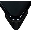 image:imageSAFAVIEH Couture Collection  Bellalynn Black Concrete Coffee Table 30 Triangle Accent Table Modern High Gloss Design SFV2618ABlack