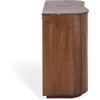 image:imageSAFAVIEH Couture Collection  Jamilah Brown 2Door 2Shelf Marble Top Chest Fully Assembled SFV5775ABrown