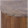 image:imageSAFAVIEH Couture Collection  Jamilah Brown 2Door 2Shelf Marble Top Chest Fully Assembled SFV5775ABrown