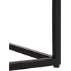 image:imageSAFAVIEH Couture Collection  Macklyn Light Brown Marble amp Black Metal Square Coffee Table Open Storage Shelf Fully Assembled SFV5769ALight BrownBlack