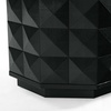 image:imageSAFAVIEH Couture Collection  Patty Black Accent Table Octagonal Side Table Carved Design Fully Assembled SFV7252ABlack