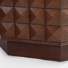 image:imageSAFAVIEH Couture Collection  Patty Black Octagon Coffee Table Modern Fully Assembled Accent Cocktail Table SFV7253AWalnut