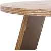 image:imageSAFAVIEH Couture Collection Julianna MidCentury Modern Rustic Oak Round Coffee TableRustic Oak