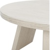 image:imageSAFAVIEH Couture Collection Julianna MidCentury Modern Rustic Oak Round Coffee TableWhite Washed