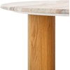image:imageSAFAVIEH Couture Collection Tylee Black Solid WoodMarble Coffee TableBrownNatural