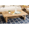 image:imageSAFAVIEH Couture Montford Brazilian Teak Coffee TableNatural Teak