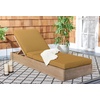 image:imageSAFAVIEH Couture Outdoor Collection Vincent NaturalDark Brown Wood Chaise Lounge ChairNaturalBrown