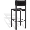image:imageSAFAVIEH Couture Outdoor Patio Furniture Collection  Romona Tropical Bar Stool Set of 2 Brown Woven Rattan Design 30Inch Fully Assembled CPT4001BBlack