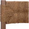 image:imageSAFAVIEH Couture Outdoor Patio Furniture Collection  Romona Tropical Bar Stool Set of 2 Brown Woven Rattan Design 30Inch Fully Assembled CPT4001BBrown