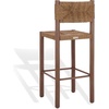 image:imageSAFAVIEH Couture Outdoor Patio Furniture Collection  Romona Tropical Bar Stool Set of 2 Brown Woven Rattan Design 30Inch Fully Assembled CPT4001BBrown