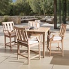 image:imageSAFAVIEH Couture Patio San Salvador 37inch Natural Outdoor Bar Table