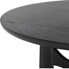 image:imageSAFAVIEH Furniture  Sasha Wood Coffee Table  Medium Oak  Wood  Modern Round Design  Ideal for Living Room Family Room Lounge 40W x 40D x 175H SFV2128CBlack