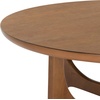 image:imageSAFAVIEH Furniture  Sasha Wood Coffee Table  Medium Oak  Wood  Modern Round Design  Ideal for Living Room Family Room Lounge 40W x 40D x 175H SFV2128CMedium Oak