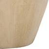 image:imageSAFAVIEH Outdoor  Cana Large Pedestal Planter Pot with Drainage  Brown Cement amp Bamboo  Weather Resistant  Ideal for Patio Garden Backyard 193 Wx 193 D x 268 H PAT1407ABeige