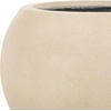 image:imageSAFAVIEH Outdoor  Kenslia Large Sphere Planter Pot  Sage Ficonstone Concrete  Decorative Outdoor Flower Pot for Patio Porch amp Garden 196 W x 196 D x 157 H PAT1519EBeige